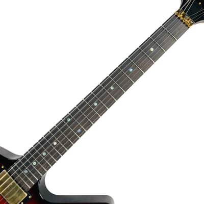 Dean USA Custom Shop ML Mahogany Floyd Rose Gold Hardware - Trans Brazilia image 7