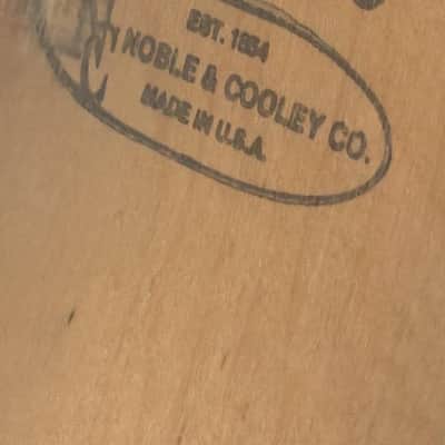 1985 Noble & Cooley 14x7 Solid Shell Maple Snare Drum #0158 Early Music Division image 8