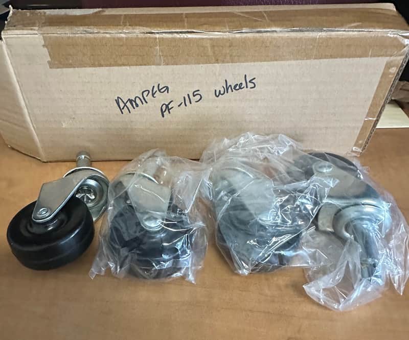 Ampeg Pop in Wheel Kit for PF115 image 1