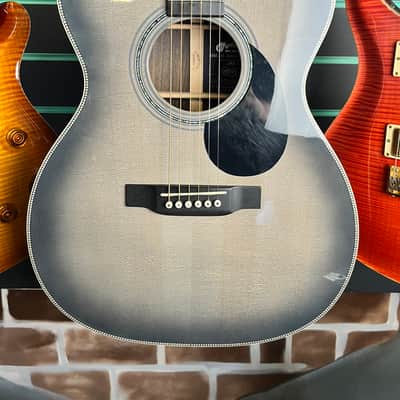 Martin OMJM 20th Anniversary Platinum Gray Burst 2024 John Mayer Signature image 4