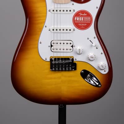 Squier Affinity Series Stratocaster FMT HSS Electric Guitar - Sienna Sunburst with Maple Fingerboard image 1