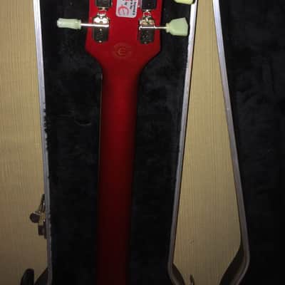 Epiphone Les Paul Deluxe Limited Edition Rare, Mini Humbuckers, Red Sparkle, with Hard Case image 11