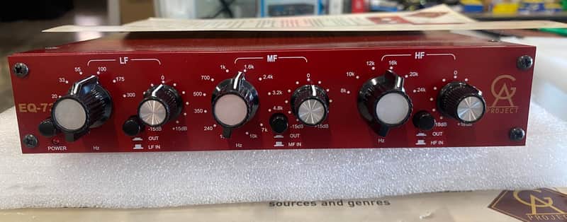 Golden Age Project EQ-73 Equalizer 2010s - Red image 1