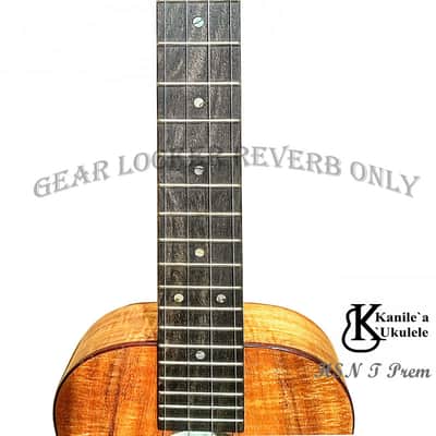 Kanile`a HNS T Prem 25th anniversary Sea Turtle Tenor ukulele with Premium Koa wood image 11
