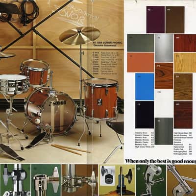 SONOR PHONIC QUICK RELEASE Z 5554 - Snare Drum Stand Vintage 70s image 8