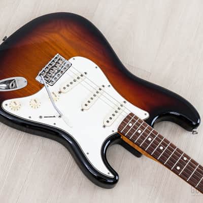 1994 Fender Order Made '62 Stratocaster Sunburst Lacquer w/ Birdseye Neck, USA Pickups & Case, Japan MIJ Fujigen image 9