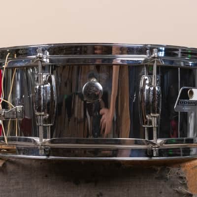 1990s Ludwig 5x14 LR-717 Rocker Snare Drum image 11