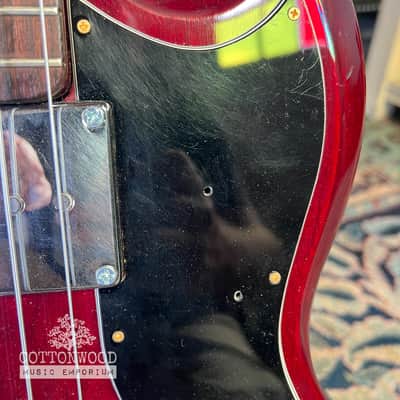 Vintage 1970s Greco EB420 Bass Guitar – Cherry Red (Made in Japan) image 7