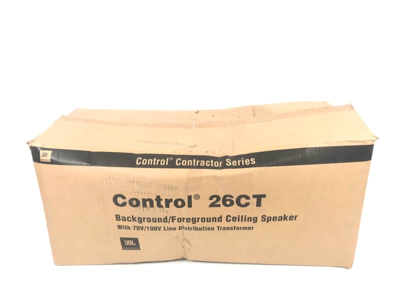 (New) JBL Control 24 CT 4" 2-Way Commercial Speaker White, JBL 24CT Micro, Pair image 1