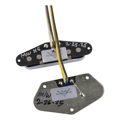 Used Fender Custom Shop 50/51 Blackguard Tele Pickup Set - Black/Chrome image 2