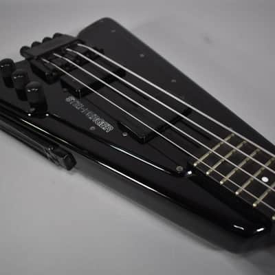 1986-87 Steinberger XP-2 Bass Guitar | Black Finish W/Original Gig Bag image 6