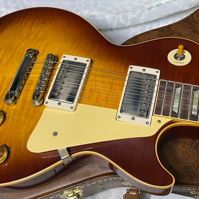 NEW ! Gibson Custom Shop 1959 Les Paul - Iced Tea - Authorized Dealer - Quilt / Flame Top - VOS - 8.5 lbs - G07605 image 2