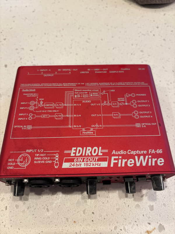 Edirol/Roland FA-66 2000’s - Red image 1