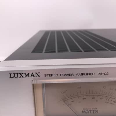 Luxman M-02 Stereo Power Amplifier image 2