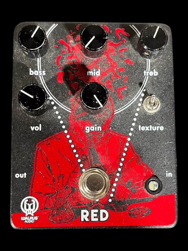 Walrus Audio RED High-Gain Distortion 2017 - Black / Red Scientist X9252 image 1