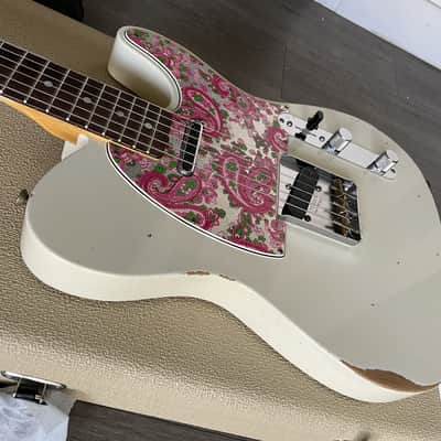 Fender Custom Shop Limited Edition '64 Telecaster (2024) Electric Guitar, Relic Aged Olympic White. ALL Documentation, MINT image 22