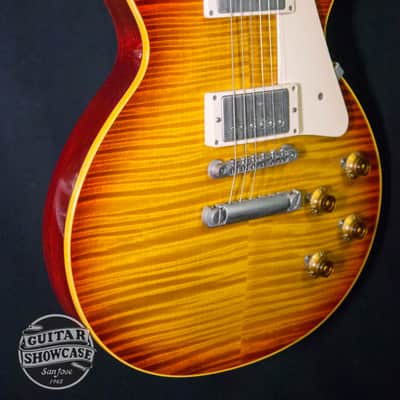 Gibson 1995 Les Paul R9 1959 Reissue Flamed Maple Electric Guitar image 5