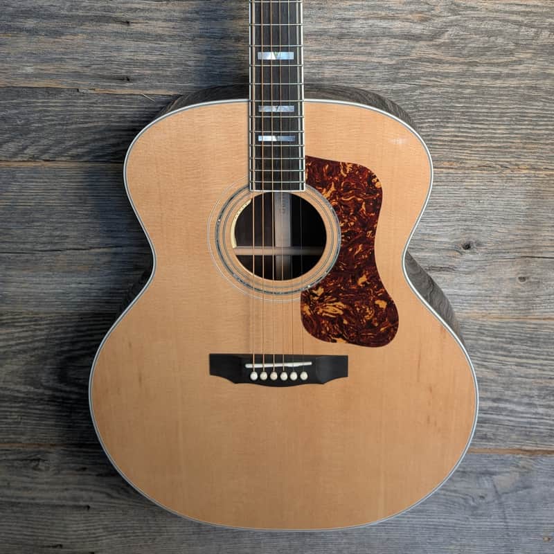 Guild USA F-55 Jumbo Acoustic/Electric Guitar w/LR Baggs Anthem - Natural