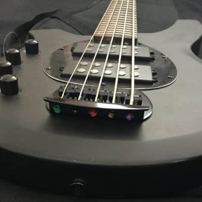 Music Man Bongo Knock off 5 HH Lefty Satin Black image 4