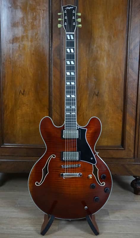 Stanford Thinline 35 (Gibson ES 335 / ES 355) Antique Burst image 1