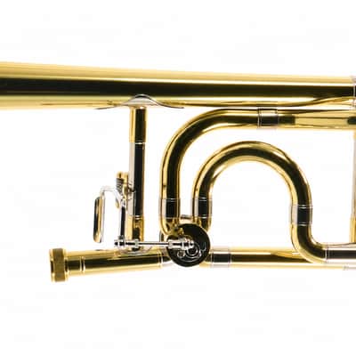 Jupiter JTB1150FOQ Intermediate Bb/F Tenor Trombone in Clear Lacquer SN EB10088 image 9