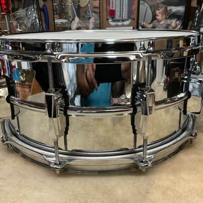Ludwig LM402 6.5”x14” Supraphonic Snare Drum - Chrome Over Aluminum image 3
