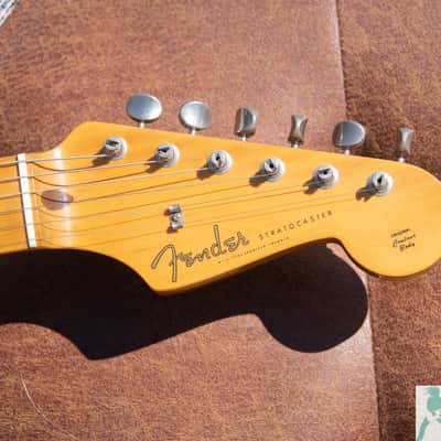 1993-94 (Grunge Era) Fender ST-57 Stratocaster Reissue - Made in Japan - "Blackie Vibes" - Pro Set Up w Perfect Frets/Action/Intonation! image 4