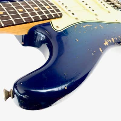 Fender Stratocaster 64 L-Series Heavy Relic Custom Shop 2025 Blue Burst image 13