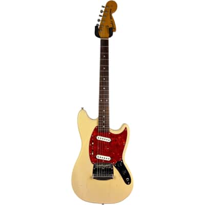 Fender Japan 69 Reissue Mustang 1994-1995 - Vintage White image 3