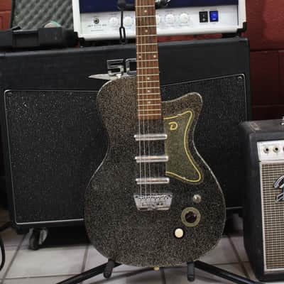 Danelectro '56 U-3 Reissue 1999 - Black Sparkle image 3