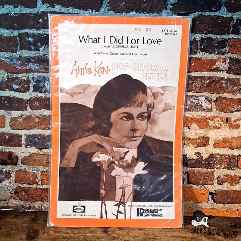 Vintage "What I Did for Love" from 'A Chorus Line'" - Anita Kerr (1970s) image 1