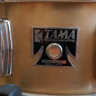 Tama BB-155 Superstar 5x14" Bell Brass Snare Drum Original 1980s image 4