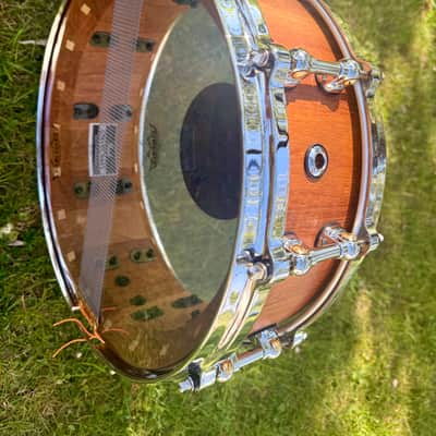PEARL SCD1450MK/186 STAVE CRAFT MAKHA 14”X5” - HAND RUBBED NATURAL MAPLE snare drum image 6