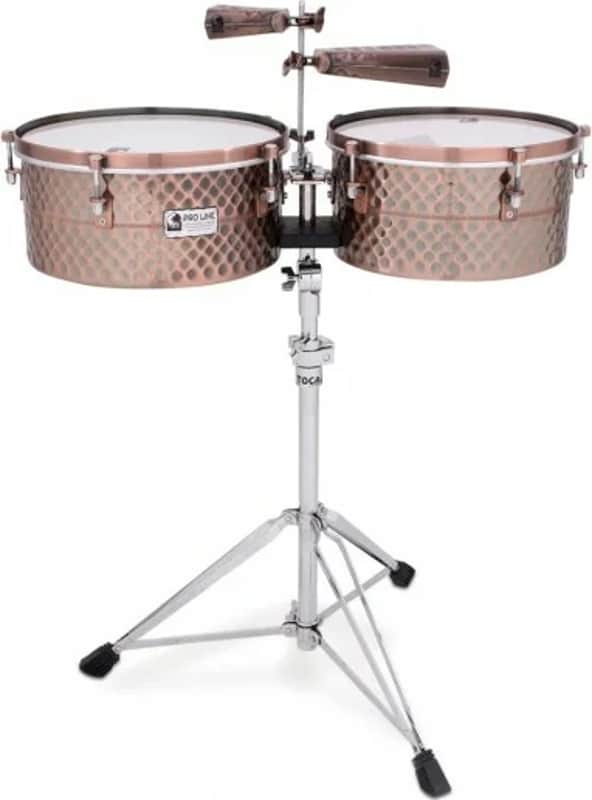 Toca Percussion Pro Line Timbales - Black Copper image 1