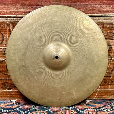 14" Zildjian A 1940s-1950s Trans Stamp Hi-Hat Cymbal Pair 762g/788g *Video Demo* image 7