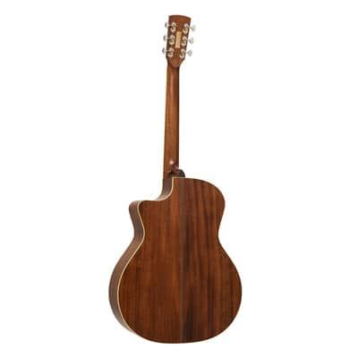 Crafter ES-MAHO GCE NAT ES Series Auditorium Cutaway Solid Sitka Spruce Top Mahogany Neck 6-String Acoustic-Electric Guitar w/Gig Bag image 2