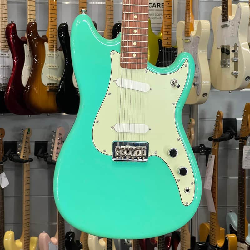 Fender   Player Duo Sonic Sea Foam Green Bag