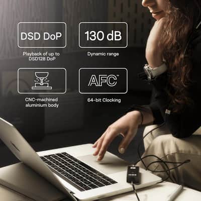 Antelope Audio Zeo Portable Hi Fi Audio Dac And Headphone Amp With Usb Input And 3.5 Mm Output image 7