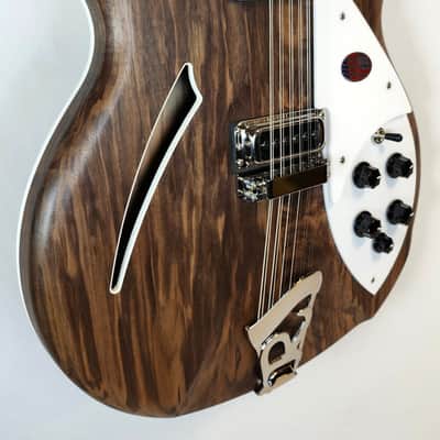 Rickenbacker 360/12 Walnut 12-String Hollowbody Guitar, Maple FB, Stereo, HSC image 8