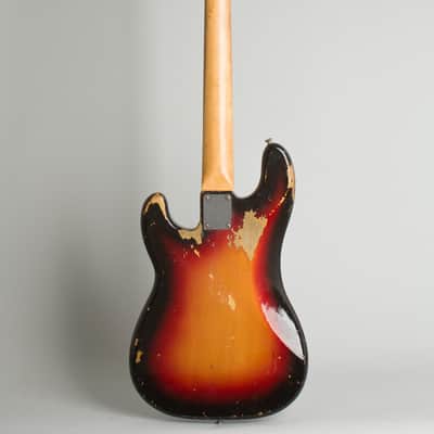Fender Precision Bass Solid Body Electric Bass Guitar (1964), ser. #L38032, original black tolex hard shell case. image 2