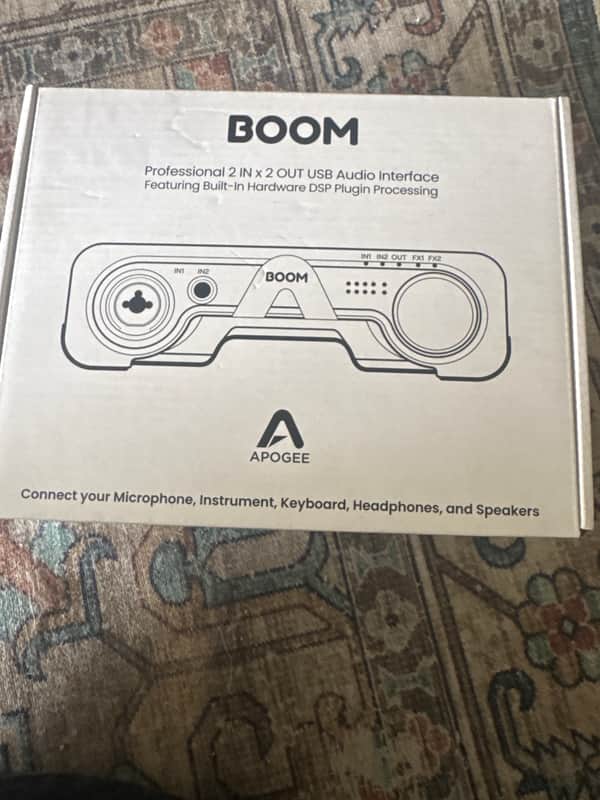Apogee BOOM 2-Channel USB Audio Interface 2022 - Present - Purple image 1