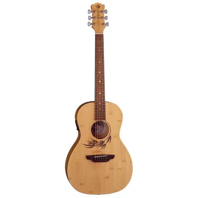 Immagine Luna WL Bamboo Parlor Acoustic Guitar w/Preamp - 1