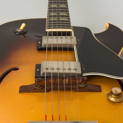 Gibson ES-175D Arch Top Hollow Body Electric Guitar (1962), ser. #49784, original black hard shell case. image 13