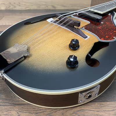Ibanez M510E-OVS A Style Mandolin w/Pickup Open Pore Vintage Sunburst Finish image 8