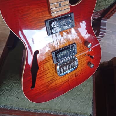 2005 G&L USA ASAT Semi Hollow - Cherryburst 6.5lbs image 7