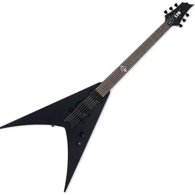 ESP LTD HEX-6 Nergal Guitar Black Satin B-Stock image 2