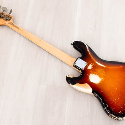 1968 Fender Jazz Bass Sunburst Faux Burst Vintage Bass w/ Case image 13