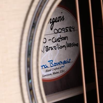 Brand New Bourgeois Style 41 Custom 'Double O' Short Scale Italian Spruce / Brazilian Rosewood image 17