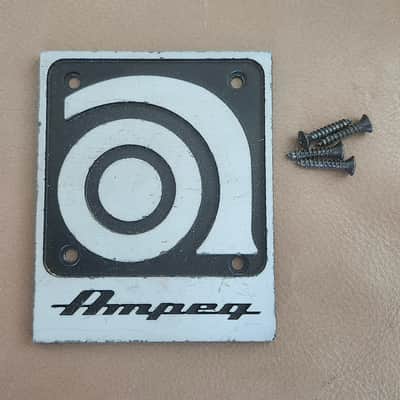 Ampeg Cabinet logo badge metal | Reverb