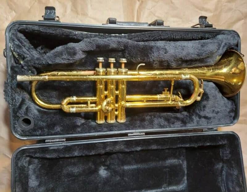 King Cleveland Superior Trumpet with case & MP, USA, Good Condition image 1